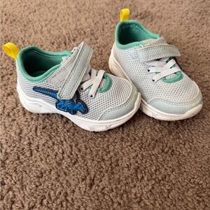 Dinosaur Light up Sneakers with Velcro Strap